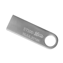 Memoria USB Stylos 16GB Plata USB 2.0 Modelo STMUSB2B