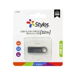 Memoria USB Stylos 32GB USB 2.0 Metálica Modelo STMUSB3B