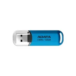 Memoria USB ADATA C906 32GB USB 2.0 Azul Transparente Modelo AC906-32G-RWB