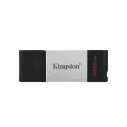 Memoria USB Kingston DataTraveler 80 128GB USB-C 3.2 Negro con Plata