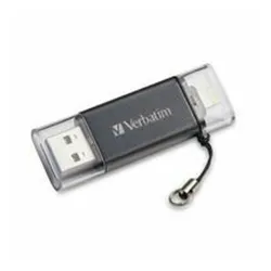 Memoria USB Verbatim 128GB USB 3.2 con Conector Lightning para Apple Modelo VB71276