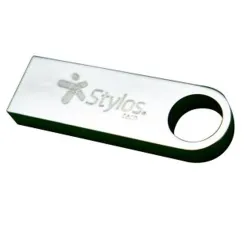 Memoria USB Stylos 128GB USB 2.0 Plata Modelo STMUSB5B