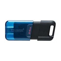 Memoria USB Kingston DataTraveler 80 64GB USB 3.2 Negro Azul DT80M/64GB