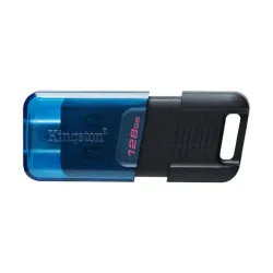 Memoria USB Kingston DataTraveler 80 128GB USB 3.2 Negro con Azul DT80M/128GB