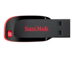 Memoria USB SanDisk Cruzer Blade 16GB USB 2.0 Negro/Rojo - SDCZ50-016G-B35