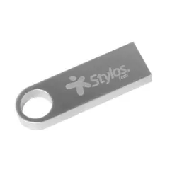 Memoria USB Stylos 16GB USB 2.0 Plata - Paquete 10 Piezas Modelo STUSB1016
