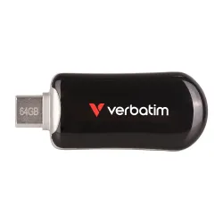 Memoria USB Verbatim Plectra 64GB USB-C Negro - Modelo 30224